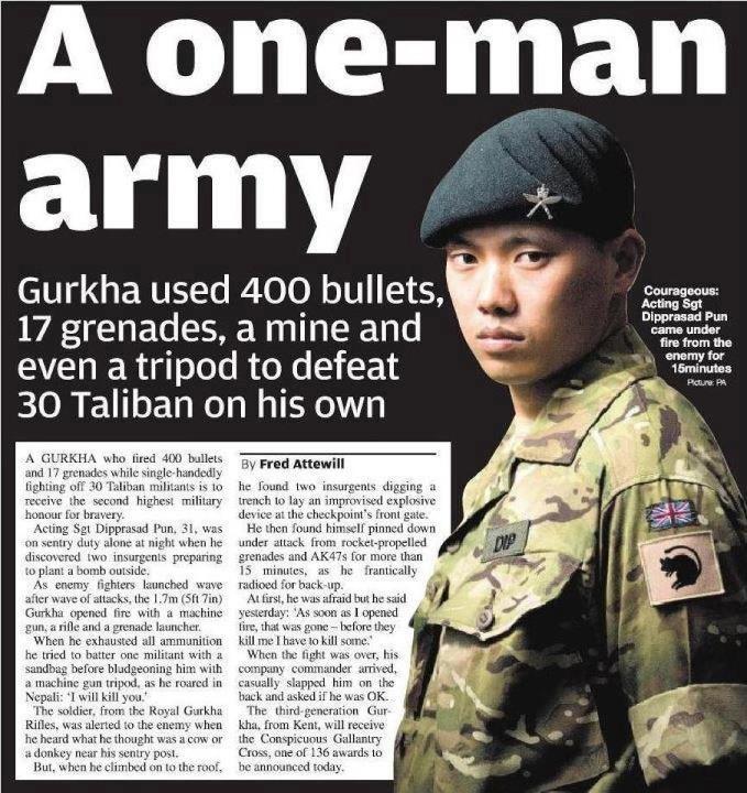 Photo from http://blogs.fanbox.com/1Gurkha30Taliban
